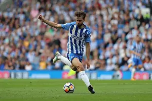 Manchester City 12AUG17 Prints: Davy Propper Faces Manchester City: Brighton & Hove Albion vs