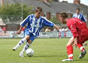 Dean Cox in action v Worthing
