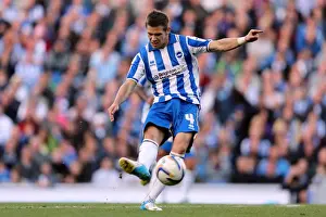 Dean Hammond in Action: Brighton & Hove Albion vs Birmingham City, Npower Championship, Amex Stadium, September 29, 2012