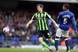 Ipswich Town - 01-01-2013 Prints: Dean Hammond in Action: Brighton & Hove Albion vs Ipswich Town