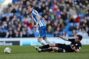 Event:bl 20130406 Prints: Dean Hammond in Action: Brighton & Hove Albion vs Leicester City (April 6)