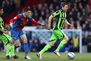 Crystal Palace - 01-12-2012 Prints: Dean Hammond of Brighton & Hove Albion in Action Against Crystal Palace