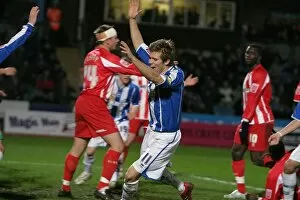 Images Dated 11th December 2006: Dean Hammond celebrates his first goal