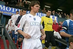 Images Dated 18th December 2006: Dean Hammond leads Albion out at Boundary Park
