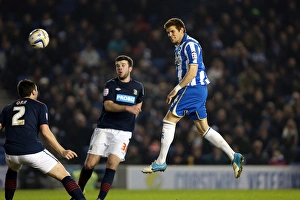 Blackburn Rovers - 12-02-2013 Prints: Dean Hammond's Close Header against Blackburn Rovers, Npower Championship 2013