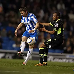 Leeds United - 02-11-2012 Prints: Dean Hammond's Determined Performance: Brighton & Hove Albion vs Leeds United