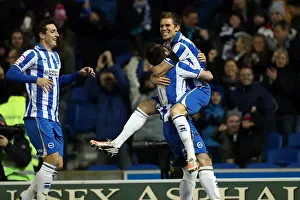 Bristol City - 27-11-2012 Prints: Dean Hammond's Game-winning Goal: 1-0 for Brighton & Hove Albion vs
