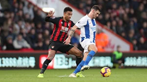 Images Dated 22nd December 2018: Decisive Moment: AFC Bournemouth vs. Brighton and Hove Albion at Vitality Stadium