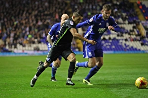 Birmingham City 17DE16 Prints: Decisive Moment: Birmingham vs. Brighton: EFL Sky Bet Championship Clash (17DEC16)
