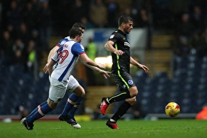 Decisive Moment: Blackburn Rovers vs. Brighton and Hove Albion at Ewood Park, Championship Clash (13DEC16)