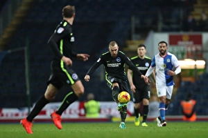 Decisive Moment: Blackburn Rovers vs. Brighton and Hove Albion at Ewood Park, Championship Clash (13DEC16)