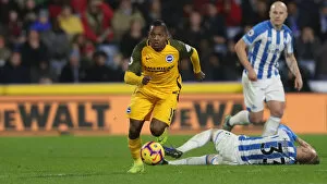Images Dated 1st December 2018: Decisive Moment: Huddersfield vs. Brighton & Hove Albion - Premier League Showdown
