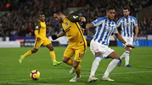 Images Dated 1st December 2018: Decisive Moment: Huddersfield vs. Brighton & Hove Albion - Premier League Showdown