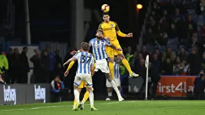 Images Dated 1st December 2018: Decisive Moment: Huddersfield vs. Brighton & Hove Albion - Premier League Clash (1st December 2018)
