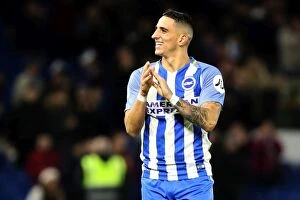 Images Dated 23rd December 2017: Decisive Moment: Knockaert in Action for Brighton vs. Watford (23DEC17)