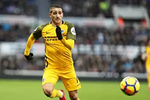 Newcastle United 30DEC17 Prints: Decisive Moment: Knockaert Faces Off Against Newcastle in Premier League Clash (30DEC17)