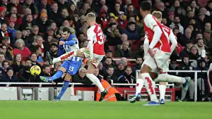 Decisive Moment: Premier League Battle - Arsenal vs. Brighton & Hove Albion (17DEC23)