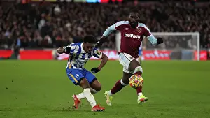 Decisive Moment: Premier League Showdown - West Ham United vs. Brighton and Hove Albion, 1st December 2021