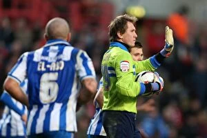 Images Dated 8th December 2012: Decisive Moment: Tomasz Kuszczak Saves for Brighton & Hove Albion vs Charlton Athletic