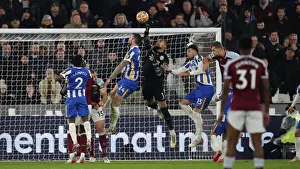 West Ham United 01DEC21 Prints: Decisive Moment: West Ham vs. Brighton - Premier League Clash at The London Stadium (01DEC21)