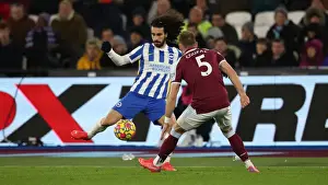 Decisive Moment: West Ham vs. Brighton - Premier League Showdown at The London Stadium (01DEC21)