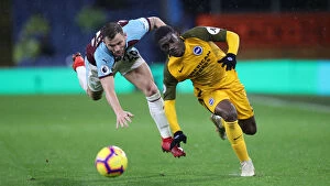 Images Dated 8th December 2018: Decisive Moments at Turf Moor: Burnley vs. Brighton & Hove Albion (08DEC18)