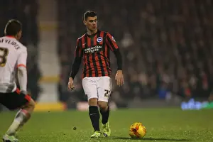 Fulham 29DEC14 Prints: Decisive Tackle: Holla Stops Fulham's Attack in Brighton vs. Fulham (29DEC14)