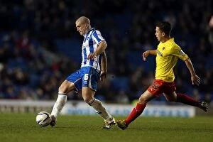 Images Dated 29th December 2012: Defender Adam El-Abd of Brighton & Hove Albion in Action Against Watford, Npower Championship