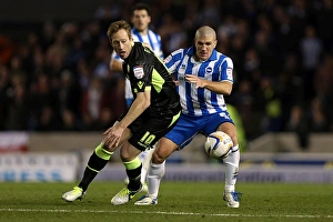 Leeds United - 02-11-2012 Prints: Defensive Showdown: El-Abd vs. Becchio