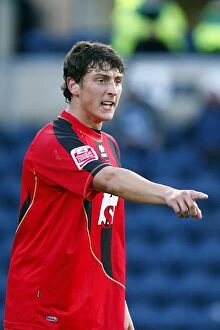 Images Dated 7th November 2009: Defiant Tommy Elphick: Brighton & Hove Albion's Seagull Warrior