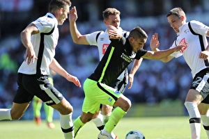 Derby County vs. Brighton and Hove Albion: EFL Sky Bet Championship Clash at iPro Stadium (06AUG16) - Intense Action from the Football Field