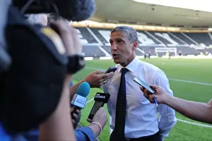Brighton Manager Prints: Derby County vs. Brighton and Hove Albion: EFL Sky Bet Championship Clash at iPro Stadium (06AUG16)