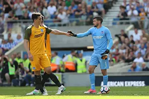 Pre-Season Prints: Dunk and Ryan in Action: Brighton & Hove Albion vs Atletico de Madrid (06AUG17)