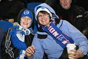 Images Dated 29th December 2012: Electric Atmosphere at The Amex: Brighton and Hove Albion FC Crowd Shots (2012-2013)