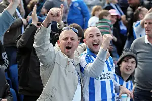Blackpool - 20-04-2013 Prints: Electric Atmosphere at The Amex: Brighton & Hove Albion FC Crowd Shots 2012-2013