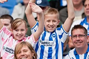 Images Dated 25th August 2012: Electric Atmosphere at Amex Stadium: Brighton & Hove Albion FC Crowd Shots (2012-2013)