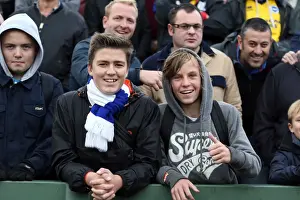 Crowd Shots Away Days - 2013-14 Prints: Electric Atmosphere: Brighton and Hove Albion Away Days 2013-14 - Yeovil Town
