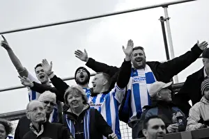 Crowd Shots Away Days - 2013-14 Prints: Electric Atmosphere: Brighton and Hove Albion Away Days 2013-14 - Yeovil Town Crowd Shots