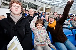 Crowd Shots At The Amex 2011-12 Prints: Electric Atmosphere: Brighton & Hove Albion Fans (2011-2012)