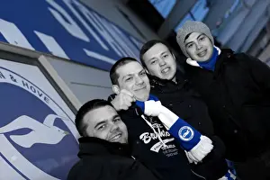 Charlton Athletic - 02-04-2013 Prints: Electric Atmosphere: Brighton & Hove Albion Fans (2012-2013) at The Amex Stadium