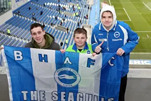 Burnley - 23-02-2013 Prints: Electric Atmosphere: Brighton & Hove Albion Fans at the Amex Stadium (2012-2013)