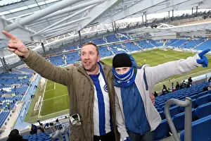 Burnley - 23-02-2013 Prints: Electric Atmosphere: Brighton & Hove Albion FC Crowd Shots (2012-2013) - Amex Stadium