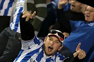 Sheffield Wednesday - 14-09-2012 Prints: Electric Atmosphere: Crowd Shots at The Amex (2012-2013) - Brighton & Hove Albion Fans in Action