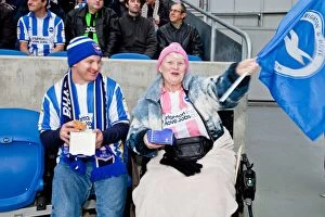 Crowd Shots at the Amex 2011-12 Collection: Electric Atmosphere: Thrilling Crowd Shots from Brighton & Hove Albion FC's 2011-12 Season at The