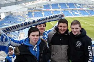 Burnley - 23-02-2013 Prints: Electric Atmosphere: Unforgettable Crowd Moments at Brighton & Hove Albion FC's The Amex Stadium (2012-13)