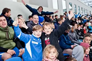 Crowd Shots At The Amex 2011-12 Prints: Electric Atmosphere: Unforgettable Crowd Moments at Brighton & Hove Albion's Amex Stadium (2011-12)