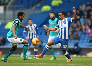 Blackburn Rovers 08NOV14 Prints: Elliott Bennett in Action: Brighton & Hove Albion vs. Wigan Athletic (Nov 2014)