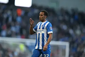 Fulham 29NOV14 Prints: Elliott Bennett in Action: Brighton & Hove Albion vs Fulham (29NOV14)
