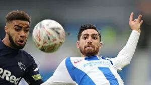 Images Dated 16th February 2019: Emirates FA Cup Fifth Round: Brighton and Hove Albion vs. Derby County Clash at American Express