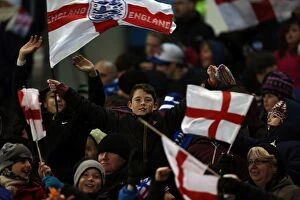 Images Dated 25th March 2013: England U21 vs Austria U21 at The Amex: Clash of Young Talents - March 25, 2013